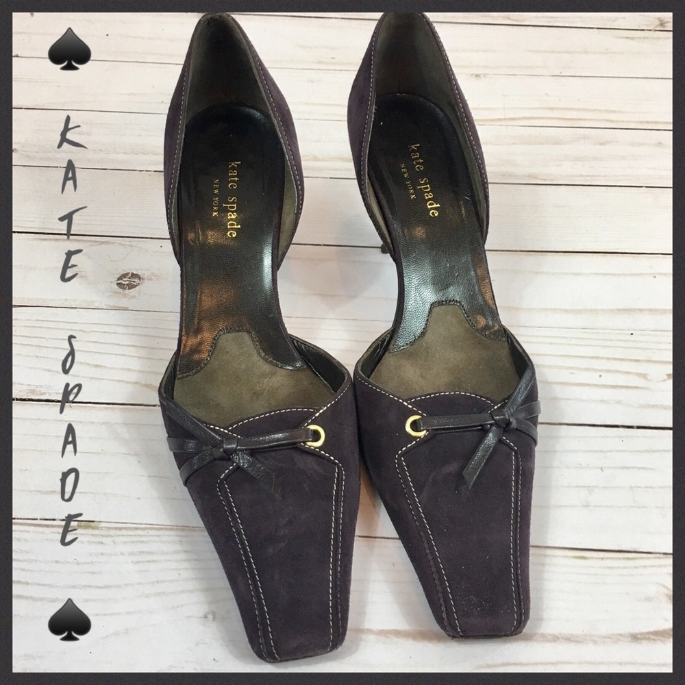 kate spade kitten heel shoes
